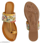 Women casual flats Yellow
