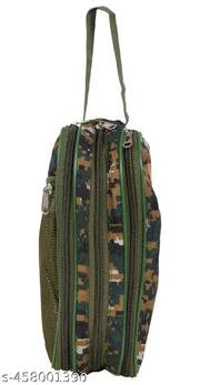 Army Military Shaving Kit/ Bag. Travelling Kit Pouch with 3 Zip Pockets & 1 Side Pockets Travel Shaving Bag (Indian Army Print, Green)