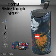 QUXXA TG-113 Splash-Proof Bluetooth Speaker | 3D Bass, FM, AUX, USB, TF Card, IPX5 Waterproof | Wireless Portable BoomBox
