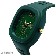 Green Miller Analog Watch With MOR Ring