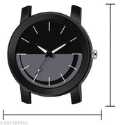 BEST QUALITY BEST PRICE Classy Analogue Black Dial Tranding  Pu Belt Watches For Men Boys