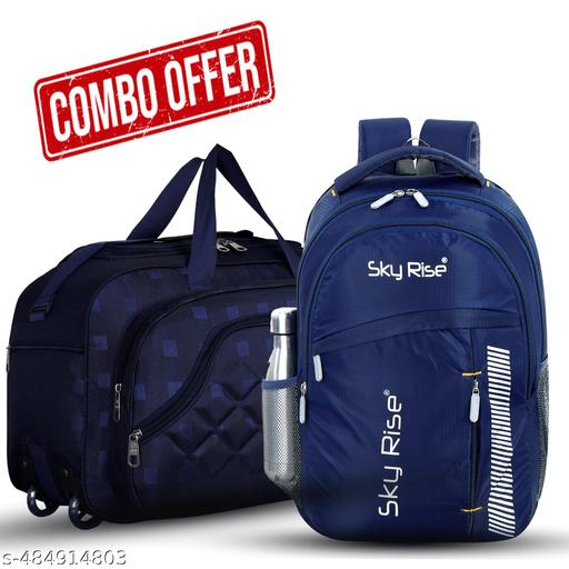 35 L Casual Waterproof 1Backpack + 1 duffel bags for Men Women Boys Girls/Office School College Teens & Students