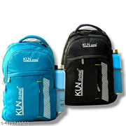 KUN spacy comfortable 4th to 10th class casual college Waterproof School Bag Waterproof School Bag (GREEN BLACK 35L)