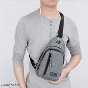 Cross Chest Bag For Men Shoulder Bag Crossbody Backpack Waterproof Sling Backpack Bag With USB Charging Port for Traveling/Camping/Hiking/Gym/Sports/Outdoor/Picnic (Multicolor)heavy quality