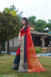 Weddind Special and Bollywood Style tissue oeganza saree