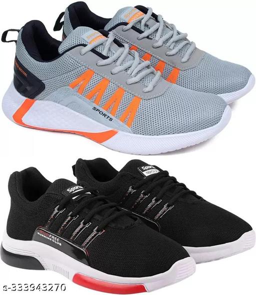 Mesh Sports Shoes For Men Combo Pack of 2 Pack of 2