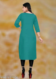 DOZZER FOX casual crape low price  daliy wear kurti combo of 2 sleeve 3/4