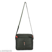 MIOS Essentials Men's Sling Bag Stylish Cross Body Travel Office Business Messenger Bag for MEN & WOMEN (WATERPROOF) (OLIVE GREEN) LARGE SIZE 6L