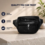 Latest Men Women Leather Waist Pack Travel Bags For MoneyY| Belt| Cards |Mobile| Documents| Kit| Books and Bills Dairy Pouch Cross Side Bag For Men Women .With Belt Stylish Small Luggage Accessories Bag I Waist Bags I Fanny pack.