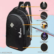 Stylish Backpack with 3 Campartment Office, Travel And College For Men And Women 38 L Laptop Backpack