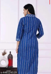 New indigo Single Kurti