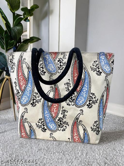 Spicy Chic Canvas Tote – Bold Style Meets Every day Convenience