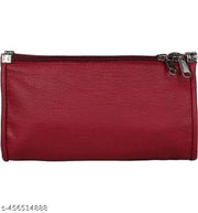 Flikker: Elegant Women Purse Wallet bag for ladies | Stylish Clutch Bag, Mobile Hand Purse, Trendy Purse for Girls, eco-friendly Women's Pouch (Maroon, Pack of: 1)