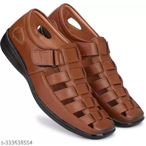 ABW Fashionable Tan Men Sandals