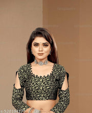 Graceful Georgette Silk Saree with Luxurious Maharani Lace Border