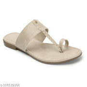stylish flats for women Cream