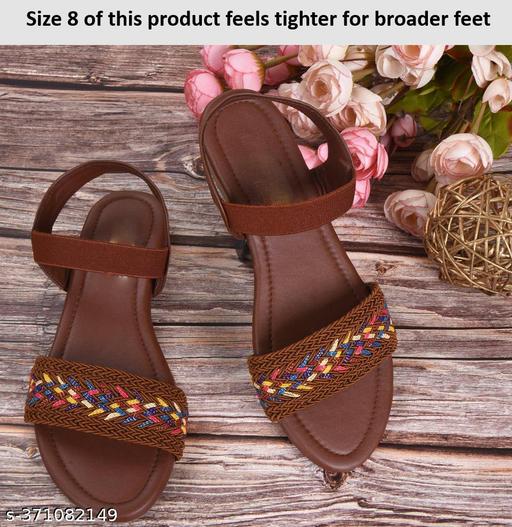 Women Stylish Lightweight Daily Durable Comfortable Formal Casuals Flats Sandal