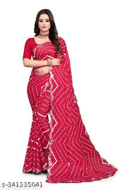 Trending bollywood Crepe Lehriya sarees