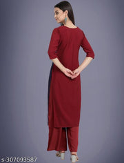 Beautiful American Crepe Printed Kurti For Beautiful  Women