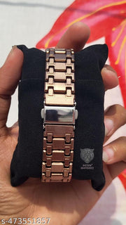 Analog Men's  Stainless Steel ChainMetropolitan LooksWatch