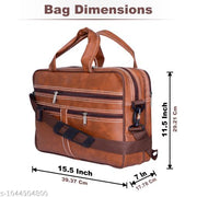 Visit the store, WildHorn
WildHorn
Leather Office Bag for Men with Adjustable Straps, Multiple Compartments, and a Sleek Professional Design – Durable and Stylish