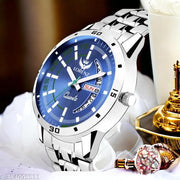 Lorenz Stainless Steel Day and Date Watch for Men | Watch for Boys - MK-2042W