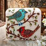 Birds design women clutch purse