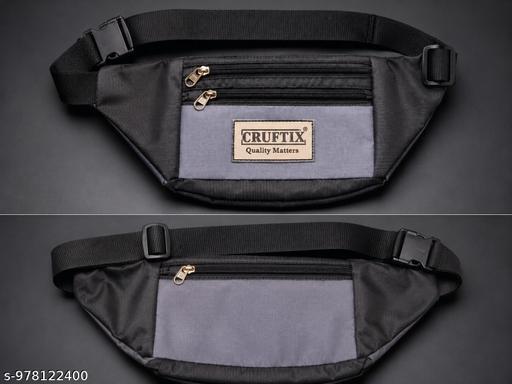 CRUFTIX Unisex Premium Waist Bag | Adjustable Belt Bag