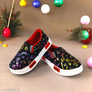 Coolz Kids Stylish Casual Comfortable Lightweight Shoes Pogo-2A Black for 1-4 Years Boys and Girls