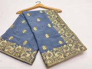 Beautiful Zamato saree for women with blouse