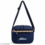 Men For Sling Bags,Travel Bag,Tourist Bag,Crossbody Sling Bags (Dimensions: 9x7x3 Inch) NAVY BLUE Pack of 2