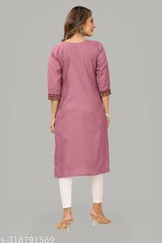 stylelist kurti with embroidered work