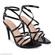 JM LOOKS Women's  Fashion Sandals|Stylish Design Heels for Girls| Heels for women| Women Footwear