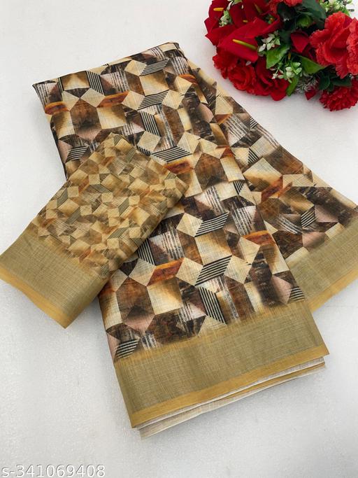 COTTON LILAN SILK SAREE