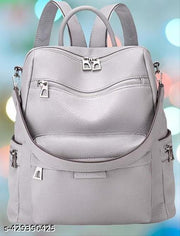 MomsyStore Leatherette Backpacks For Women And Girls