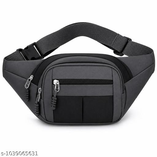 Water Resistant Travel Waist Pouch for Men & Women | Adjustable Multi Pocket Crossbody Sling Bag