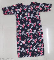 Women Ethnic Wear Women Crepe Fabric Printed Straight Kurti, Size -S, M, L, XL, XXL, 2XL, XXXL, 3XL, 4XL, 5XL ( New Arrival New Design Fashionable Kurti )