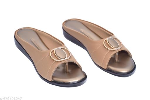 Women Beige Slipper | Ladies Beige Chappal | Comfortable Stylish Daily Wear Sandal