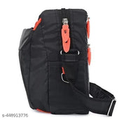 Nylon Unisex Sling Bag | One Sided Bag | Cross Body Multipurpose Hand Bag For Men & Women | Stylish Sling Bag | Side Bag | Messenger Bag for Office, Cash, Business Collection, Travelling | Pack Of 1