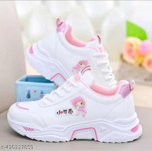 Stylish Pink Casual Sneakers For Women