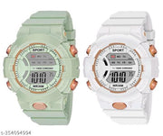 Digital Multi Function Kids Sports Watch for Boys & Girls (Pack of 2)