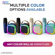 DPM Bluetooth Karaoke Speaker with Mic, Loud Sound, AUX Support