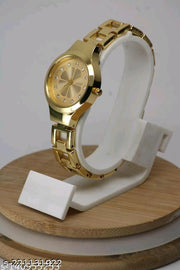 Latest Collection Flower Dising Dial Attractive stainless steel Belt Analog Watches for Women & Girls