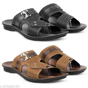 FitFusion Men's Stylish Slipper Combo Pack of 2 Slipper, Casual Flip Flop, Slip On for Men's,Thong Flip-Flops