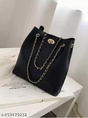 Golden Chain Handle Bag for Women | Stylish Women Bag  | Trending Women Shoulder Bag