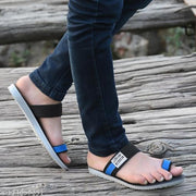 BIRDE BRD-731-BRD-732 Grey Mesh Flip Flops For Men-Combo Pack of 2