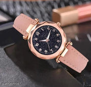 Pink Attractive Fancy New Design stylish Watches For Women And Girl