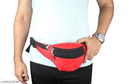 Rockzone-Enterprise-Waist-Bag-For-Men & Women-Leather-Zipper Closure-Adjustable Straps-Stylish waist bag
