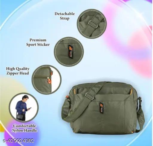 Men & Womens Cross Body Bag | Nylon Sling Bag | Cross Body Utility | Office Business Messenger Bag | Sling Bag | Side Bag | Cross Bag
