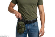 Belt Pouch Waist Bag 5x7 Inch Double Zip Green